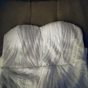 White love & lemonade strapless sequin dress